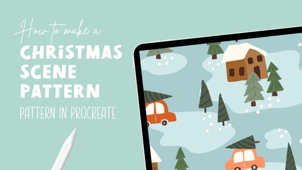 Create a Christmas Scene Pattern in Procreate
