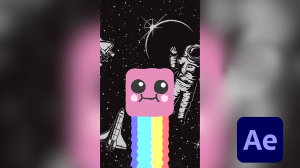 Create a Cute Flying Character Animation in Adobe After Effects | Motion Graphics For Beginners