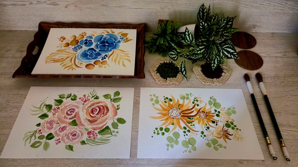 Watercolor Florals for the Soul