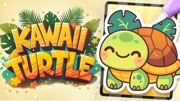 Shell Yeah!: Draw a Cute Turtle in Procreate
