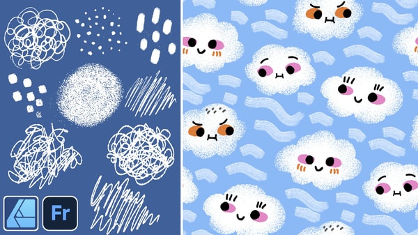 Textured Patterns in Affinity + Fresco: From Vector Brushes to Pixel Persona