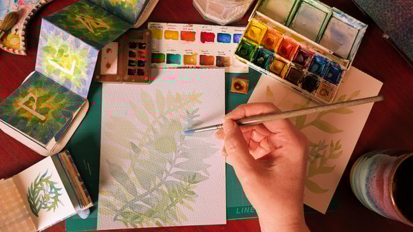 Loose Watercolor Painting for Self-Care: The Art of Mindful Mark-Making