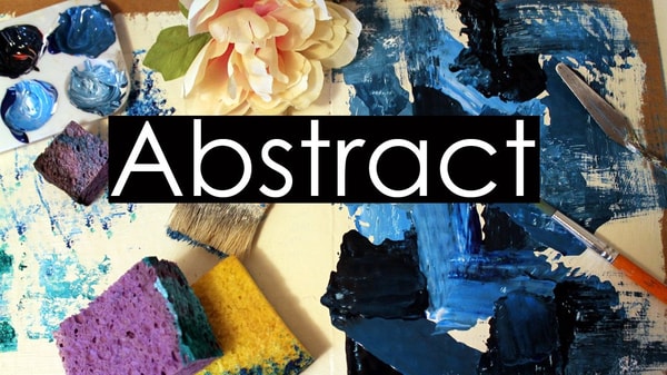 Abstract Painting for Beginners | Tools, Colors, and Texture