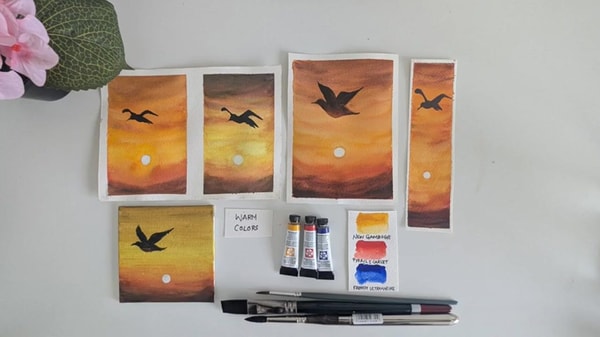 Painting Serenity : A Sunset of Hope