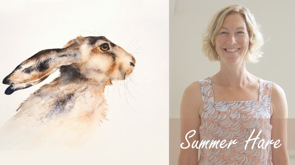 Summer Hare: A Free-Flow Watercolour Masterclass with Jane Davies
