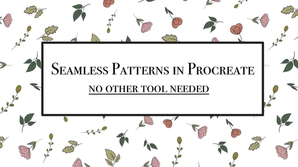 Seamless Repeat Pattern in Procreate (no other tool needed at all)