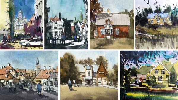 Line and Wash for Beginners: Nordic Scenes Made Simple