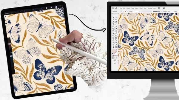 From Procreate to Adobe Illustrator Without Losing ANY Hand-Drawn Details