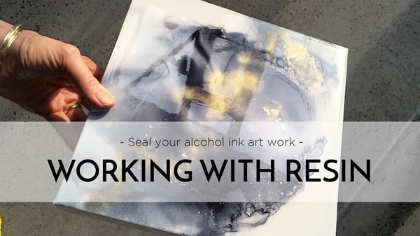 How To Seal Your Alcohol Ink With Resin