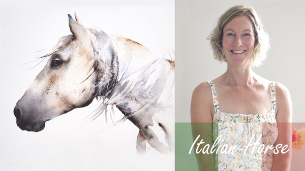 Italian Horse: A Free-Flow Watercolour Masterclass with Jane Davies