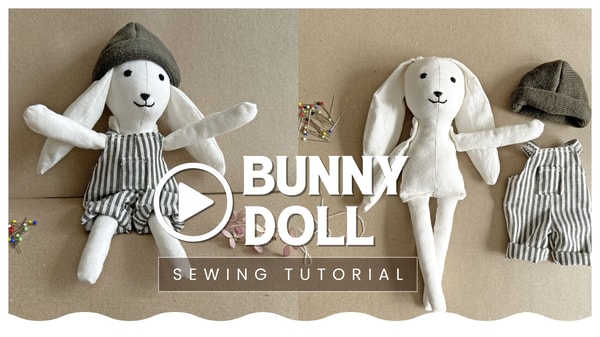 Plush Toy Bunny Sewing: Create a Handmade Bunny with Cute Outfits