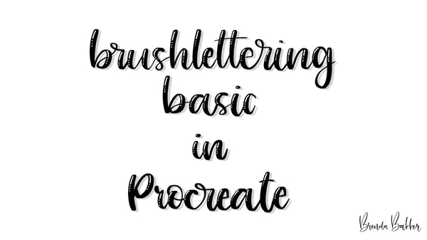 Basic Brushlettering in Procreate
