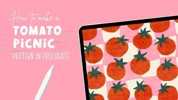 Create a Tomato Picnic Pattern in Procreate