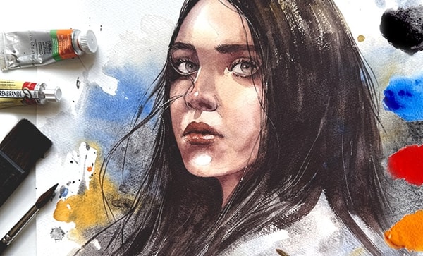 Watercolor Portraits for Everyone: Paint a Beautiful Face with 4 Colors