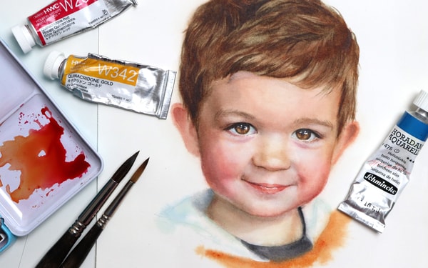 Watercolor Portraits: Mastering Values & Color - Painting Realistic Faces