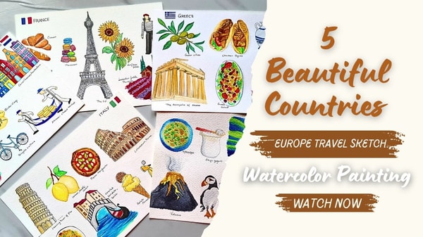 Sketching Europe: Create Beautiful Travel Memories Through Art
