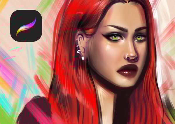 Basic Portrait Painting in Procreate with Loomis Method