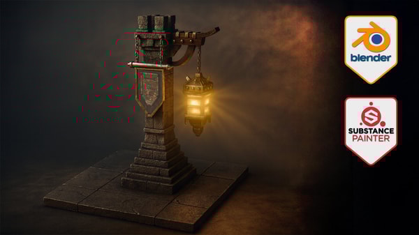 Blender and Substance Painter - Game Asset Creation: Fantasy Lights