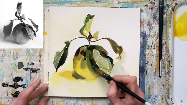 Paint with Confidence: Ten Minute Watercolor Apples