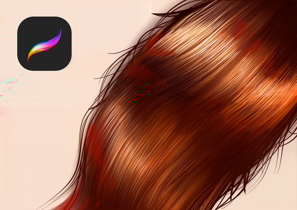 Digital Hair Painting Basics in Procreate
