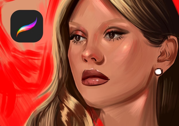 Paint with Me: Digital Portrait Painting in Procreate