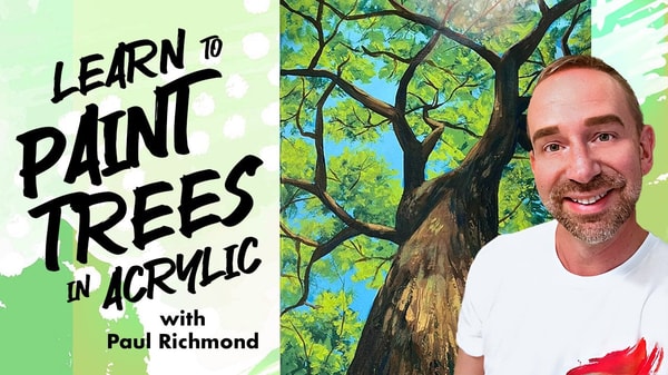 Learn to Paint Trees in Acrylic