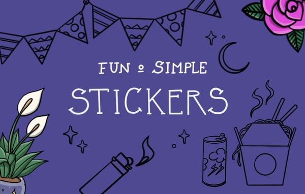 Fun and Simple Stickers: Turn Your Drawings into Whimsical Stickers