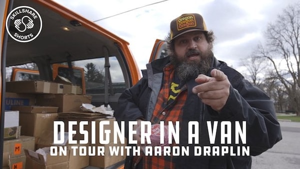 Skillshare Shorts | "Designer in a Van: On Tour with Aaron Draplin"