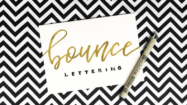 Bounce Letters: Adding Character to your Hand Lettering