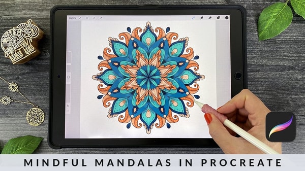 Mindful Mandalas in Procreate: Exploring Color and Geometric Design