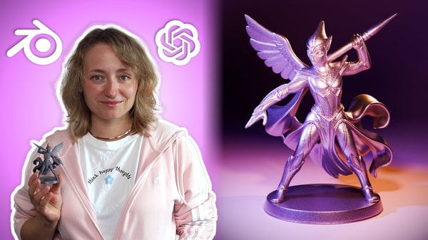 Prompt to Print - Use AI & Blender 3D to Create Your Dream Design