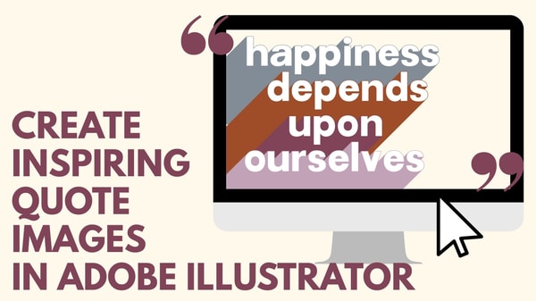 Create Stunning Long Shadow Quotes in Adobe Illustrator - A Graphic Design for Lunch™ Class