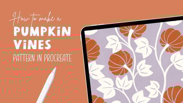 Create a Pumpkin Vines Pattern in Procreate