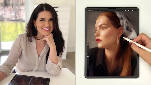Paint with Me: Digital Portrait Painting in Procreate