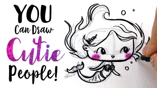 You Can Draw Cute People the Easy Way! Learn Drawing for Beginners