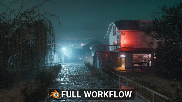 Complete Blender beginner workflow for Cinematic Art 2025