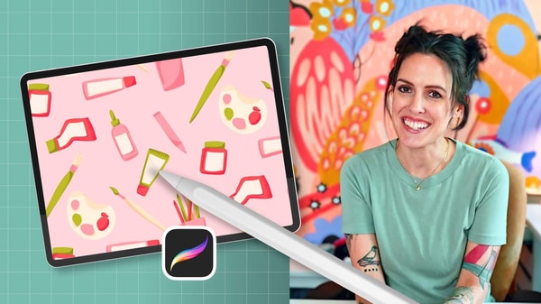 Half Drop Patterns in Procreate: A Simple Workflow for Seamless Repeats