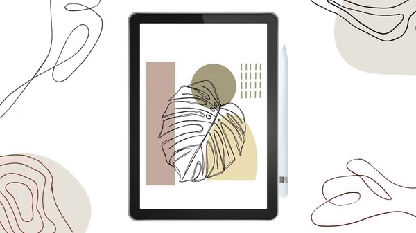 Procreate for Beginners: Botanical Contour line drawing