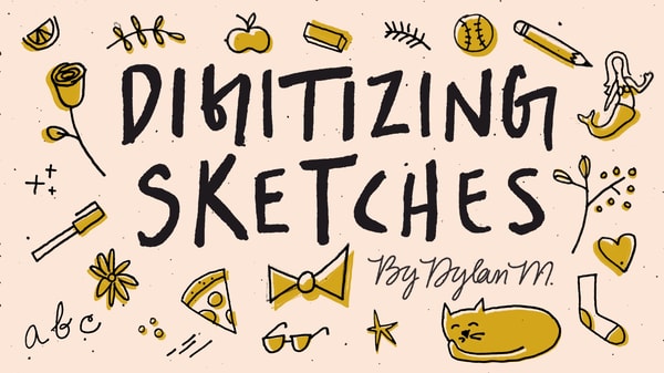 Digitizing Hand Drawn Sketches with Character