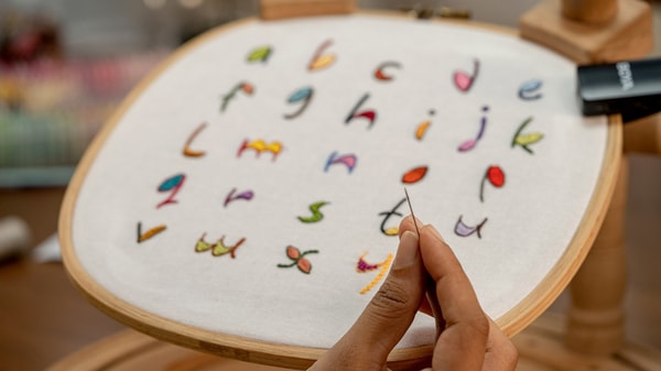 Hand Embroidery Alphabet A-Z: Master 26 Unique Stitches