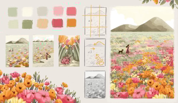 Composition for Illustration: 10 Drawing Tips in Procreate