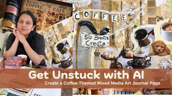 Create Your Own AI-Inspired Collage Journal Page