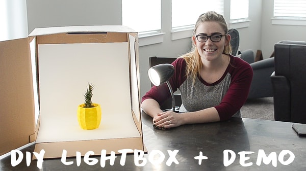 DIY Studio Photography Lightbox + Demo