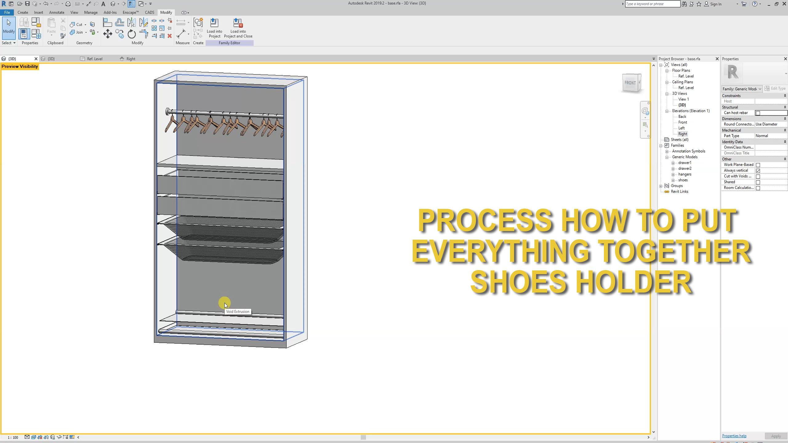Create Full Parametric Wardrobe In Revit Family From vrogue.co