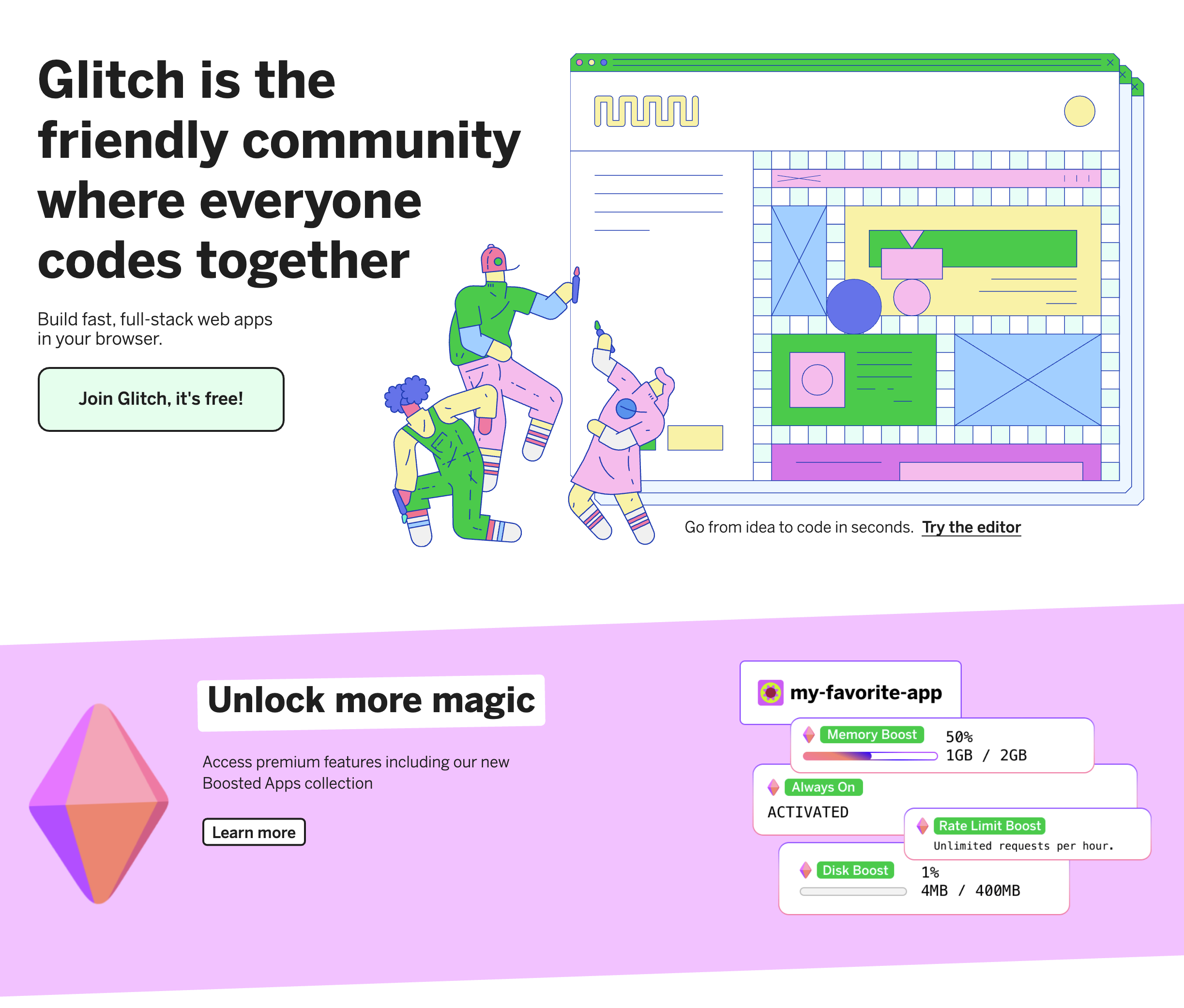 What is Glitch?. Glitch is the friendly community where…