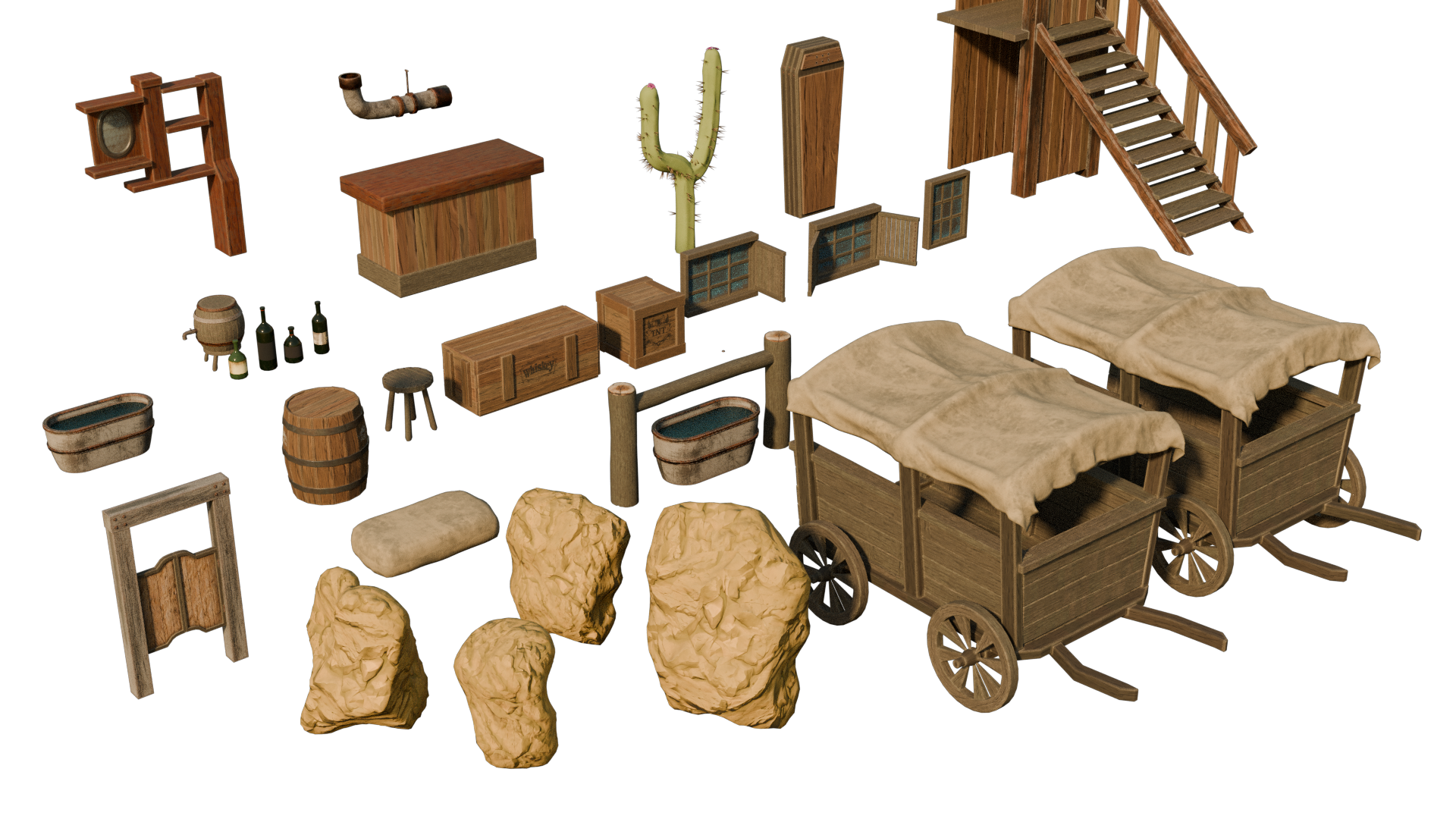 مجسمه سازی کاکتوس در بلندر