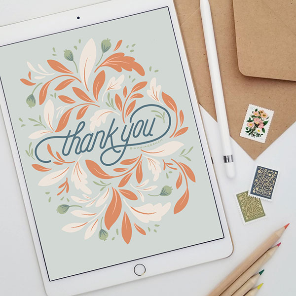 Thank You Greeting Card :: Behance