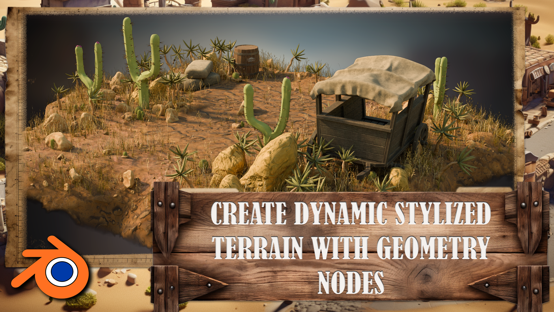 تکسچرینگ چوب در بلندر