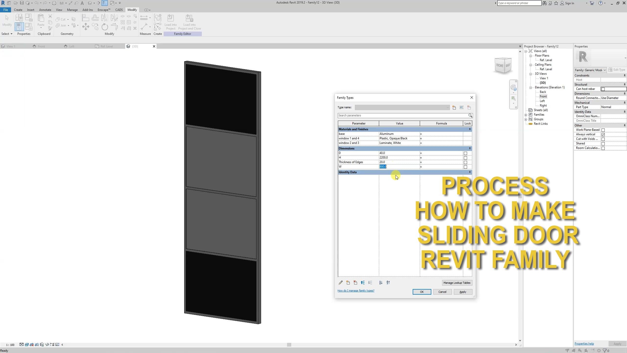 Create Full Parametric Wardrobe In Revit Family From vrogue.co