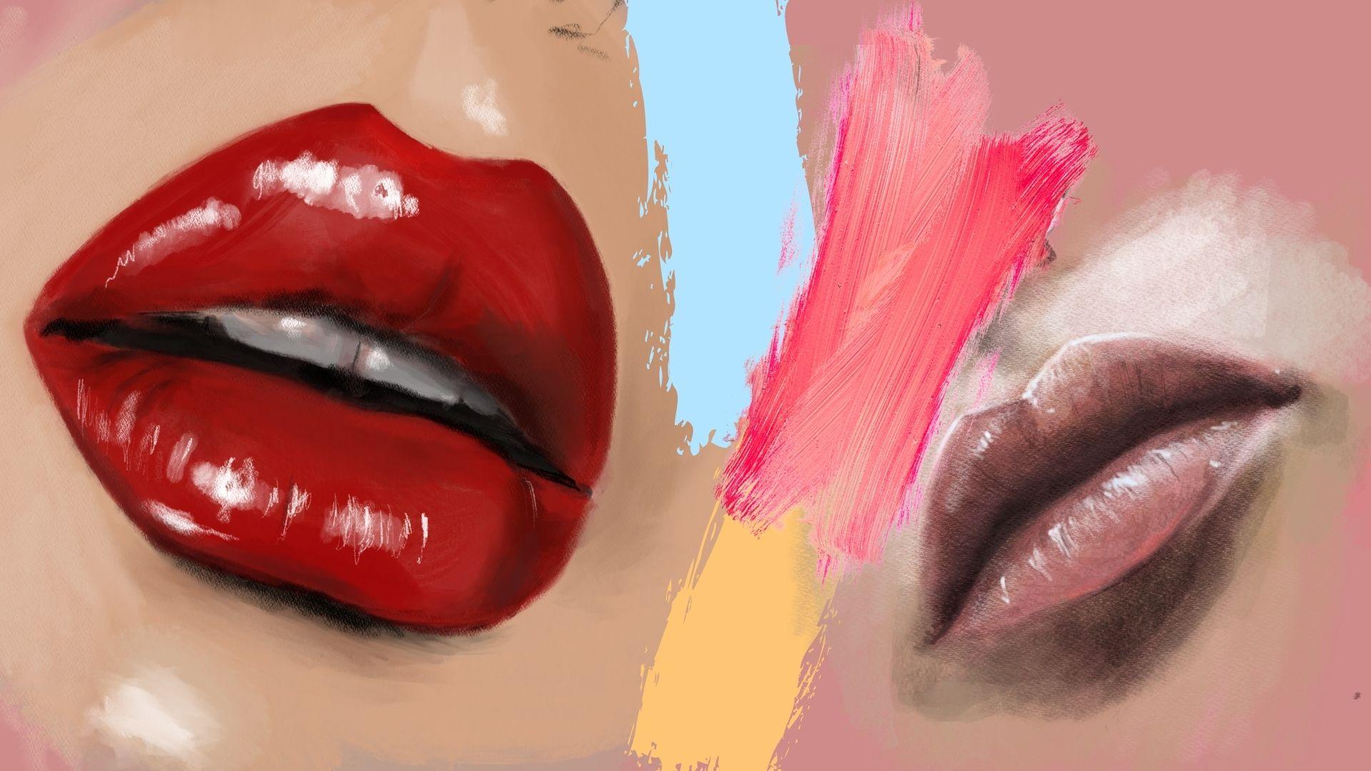 How To Paint On Procreate The Lips Alessia S Skillshare